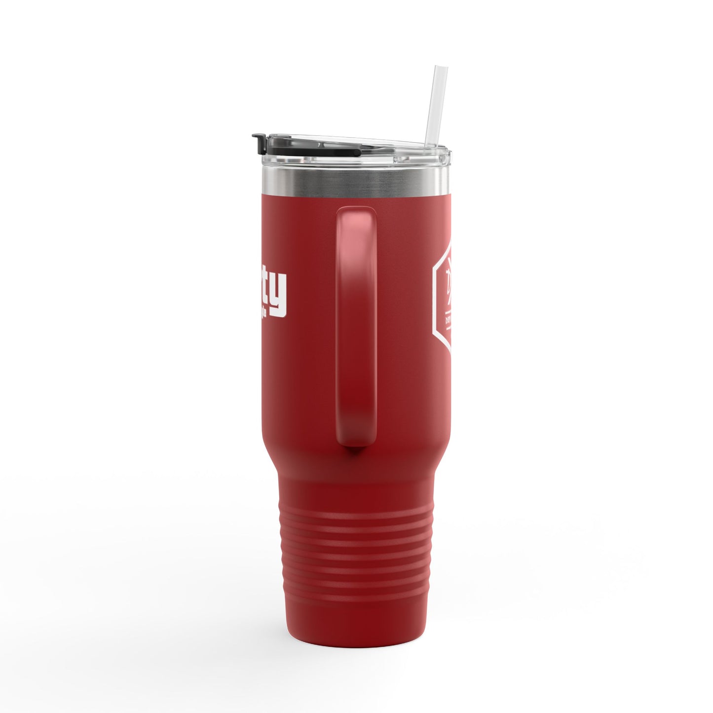 Dirty Boys Lifestyle 40oz Insulated Travel Mug | Stainless Steel Tumbler with Handle