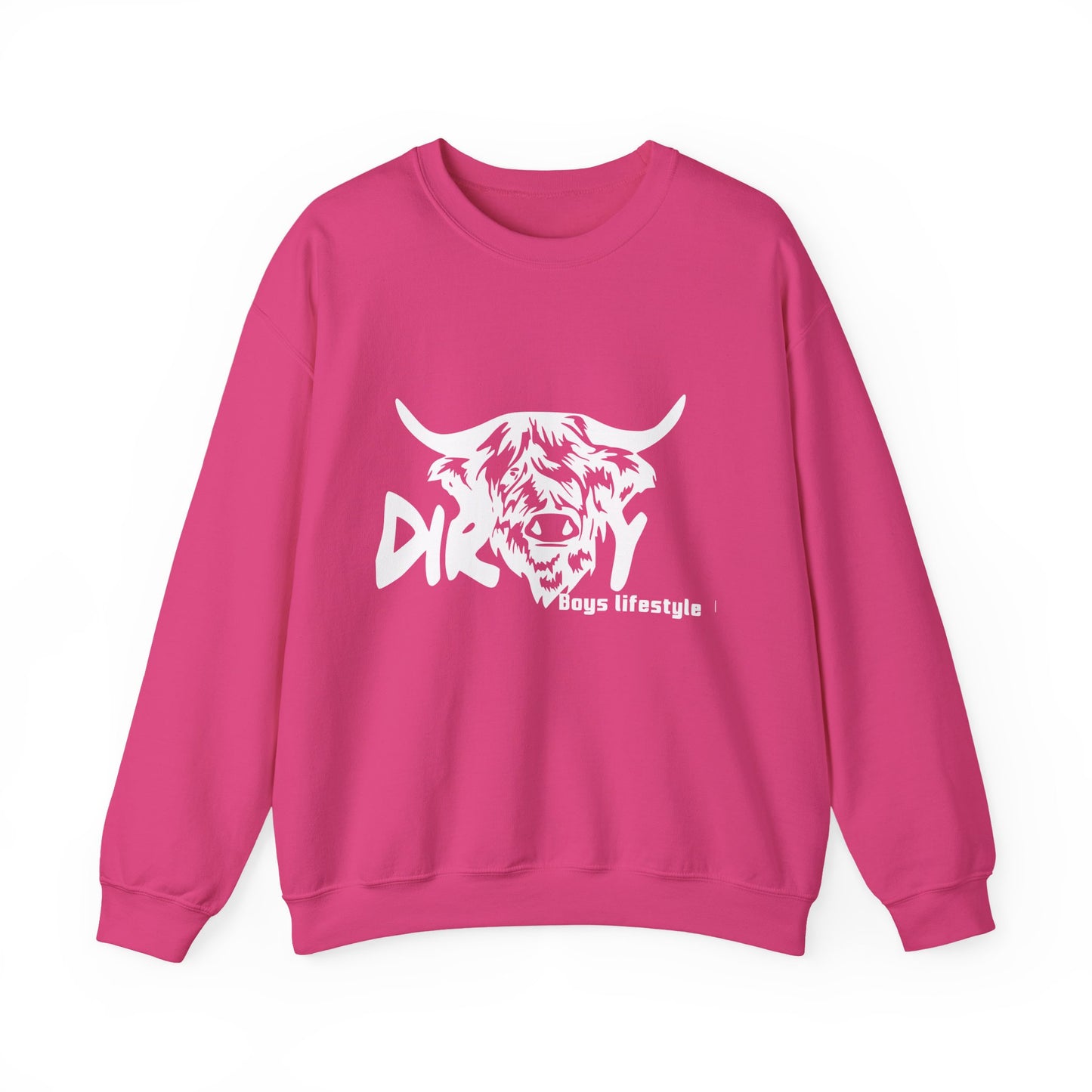 Dirty Boys Lifestyle “Dirty Cow” Crewneck | Unisex Graphic Sweatshirt