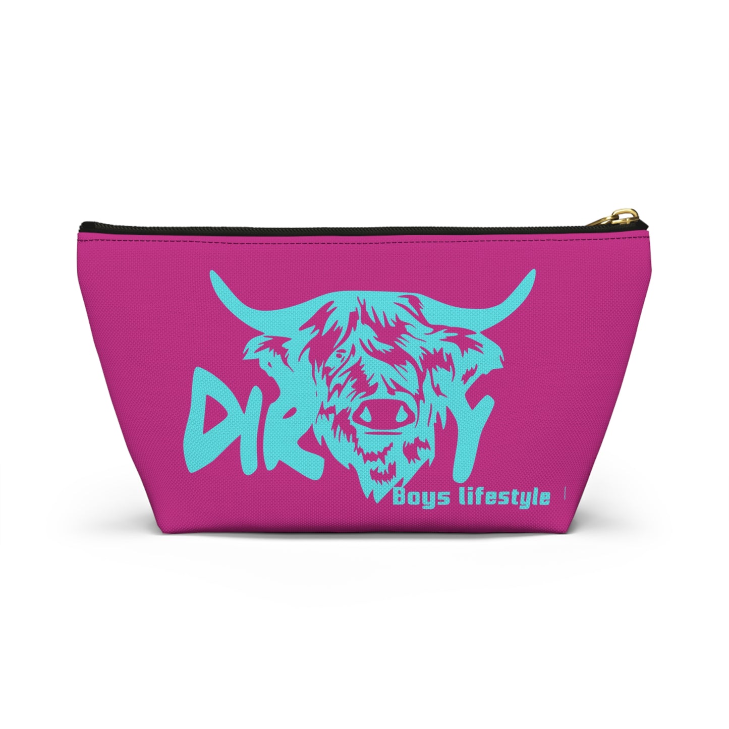 Dirty Boys Lifestyle “Dirty Cow” Accessory Pouch | Fun Makeup & Travel Bag