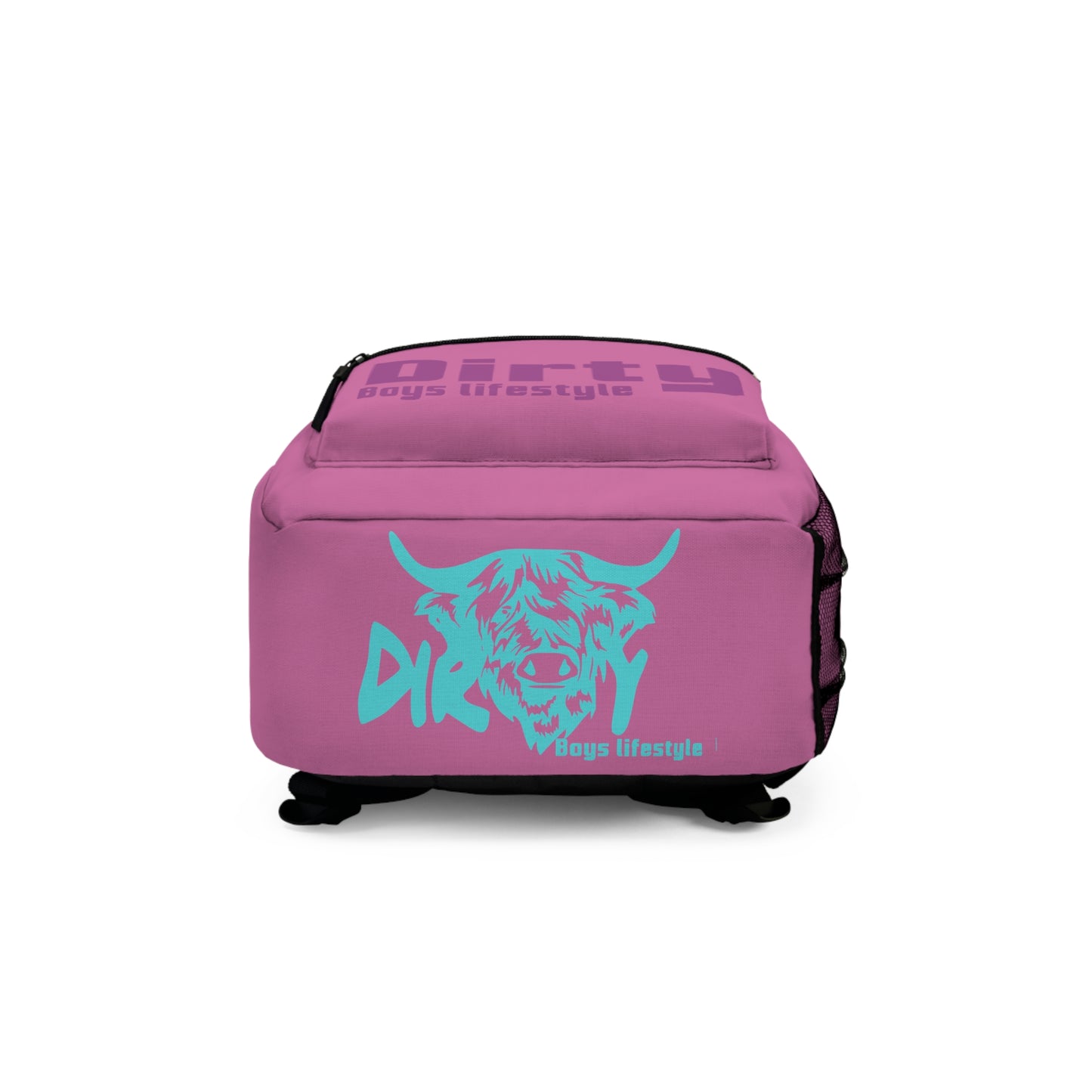 Dirty Boys Lifestyle Pink Truck Backpack | Trendy Everyday Bag for School, Travel & Adventure