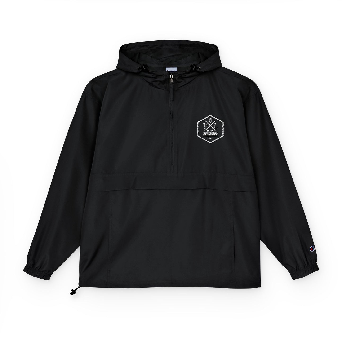Dirty Boys Lifestyle Packable Anorak Jacket | Lightweight Windbreaker Rain Shell