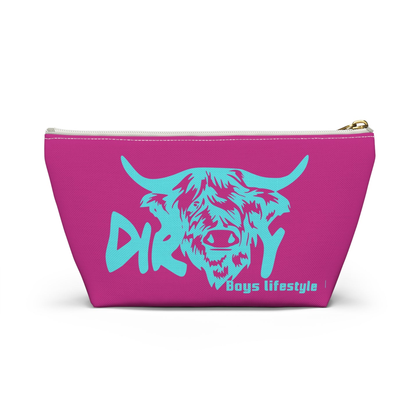 Dirty Boys Lifestyle “Dirty Cow” Accessory Pouch | Fun Makeup & Travel Bag