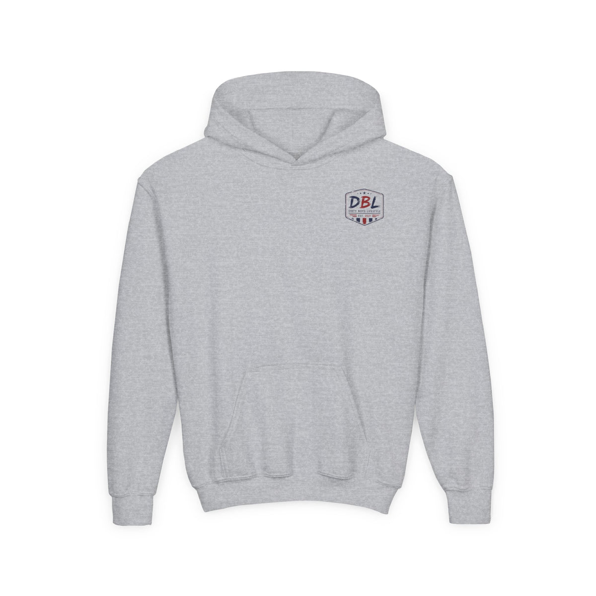 DBL Skull & Flags Youth Hoodie | Kids Motocross Racing Sweatshirt
