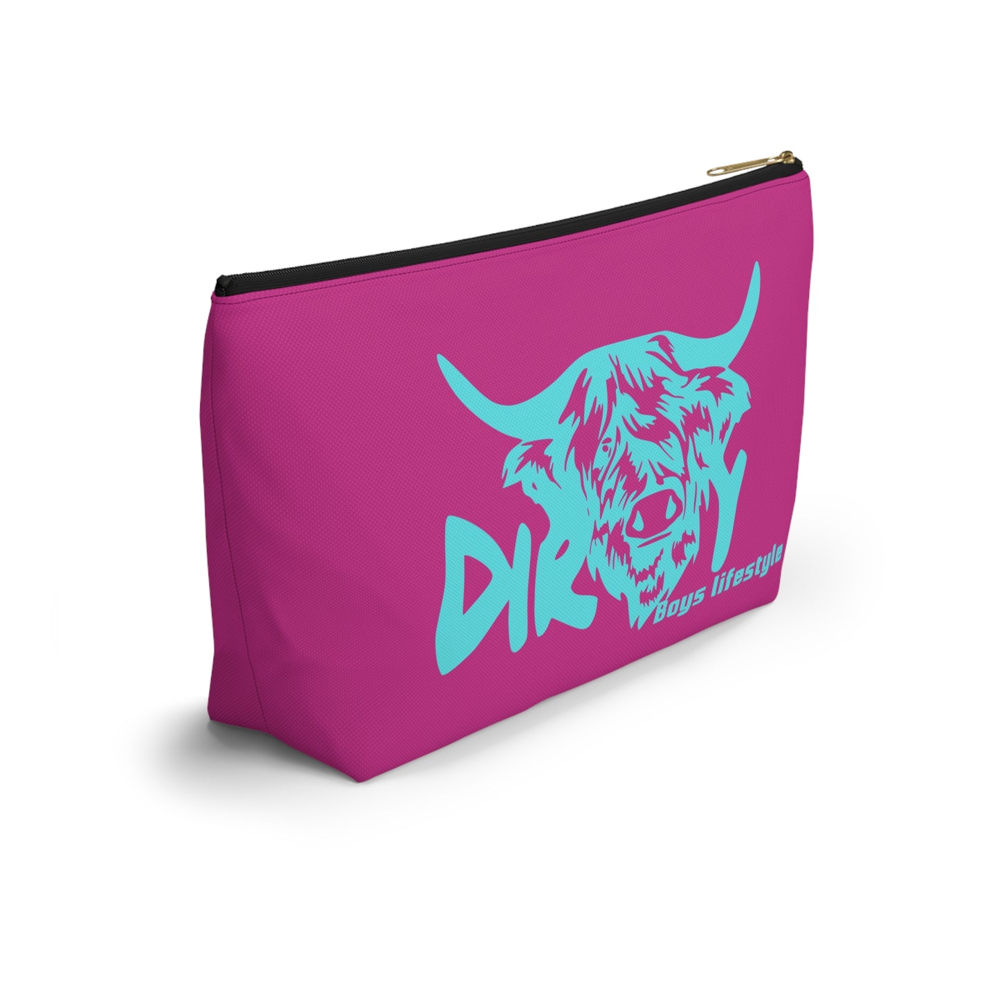 Dirty Boys Lifestyle “Dirty Cow” Accessory Pouch | Fun Makeup & Travel Bag