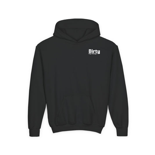 Dirty Boys Lifestyle “DBL Fish” Youth Hoodie | Kids Outdoor Graphic Sweatshirt