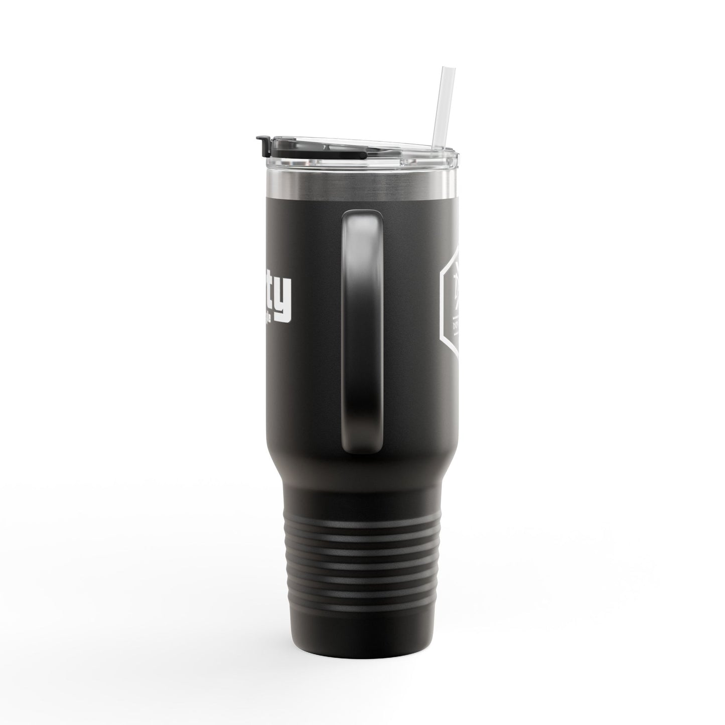 Dirty Boys Lifestyle 40oz Insulated Travel Mug | Stainless Steel Tumbler with Handle