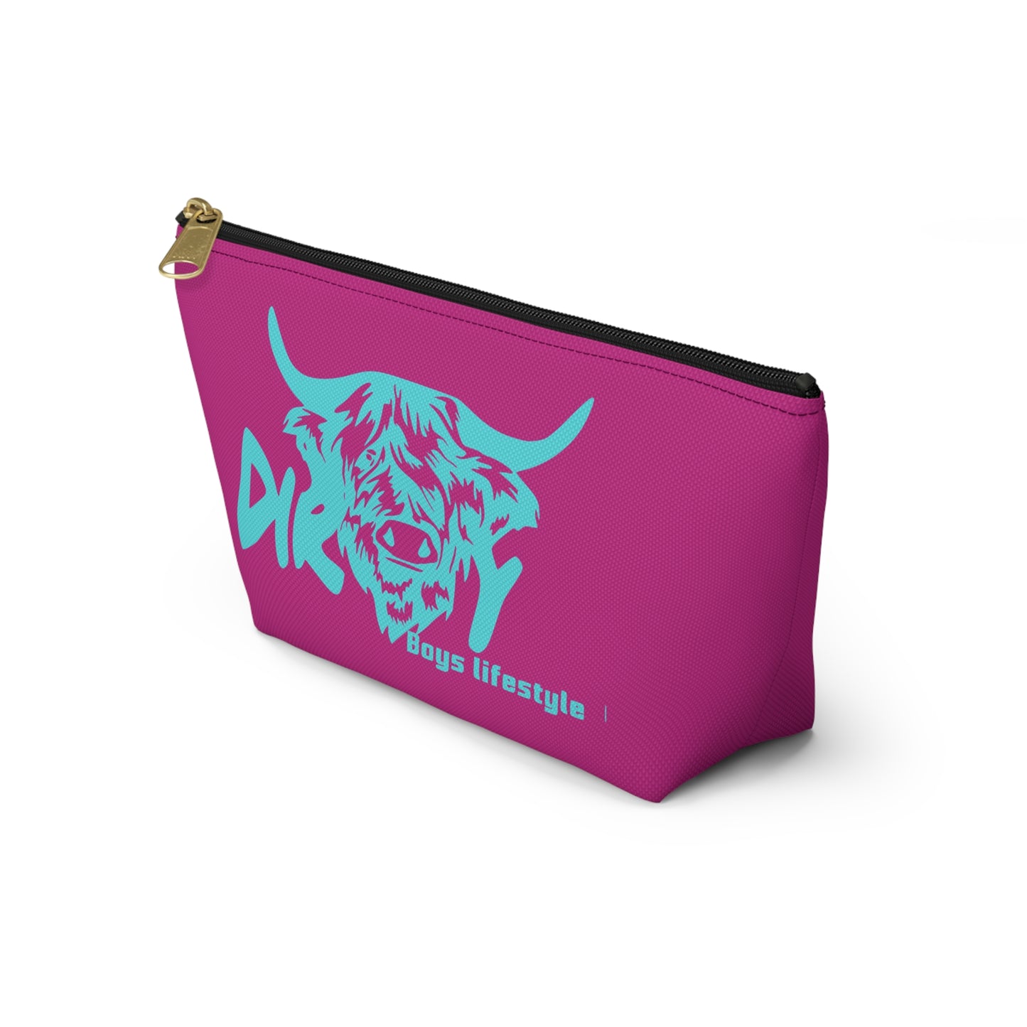 Dirty Boys Lifestyle “Dirty Cow” Accessory Pouch | Fun Makeup & Travel Bag