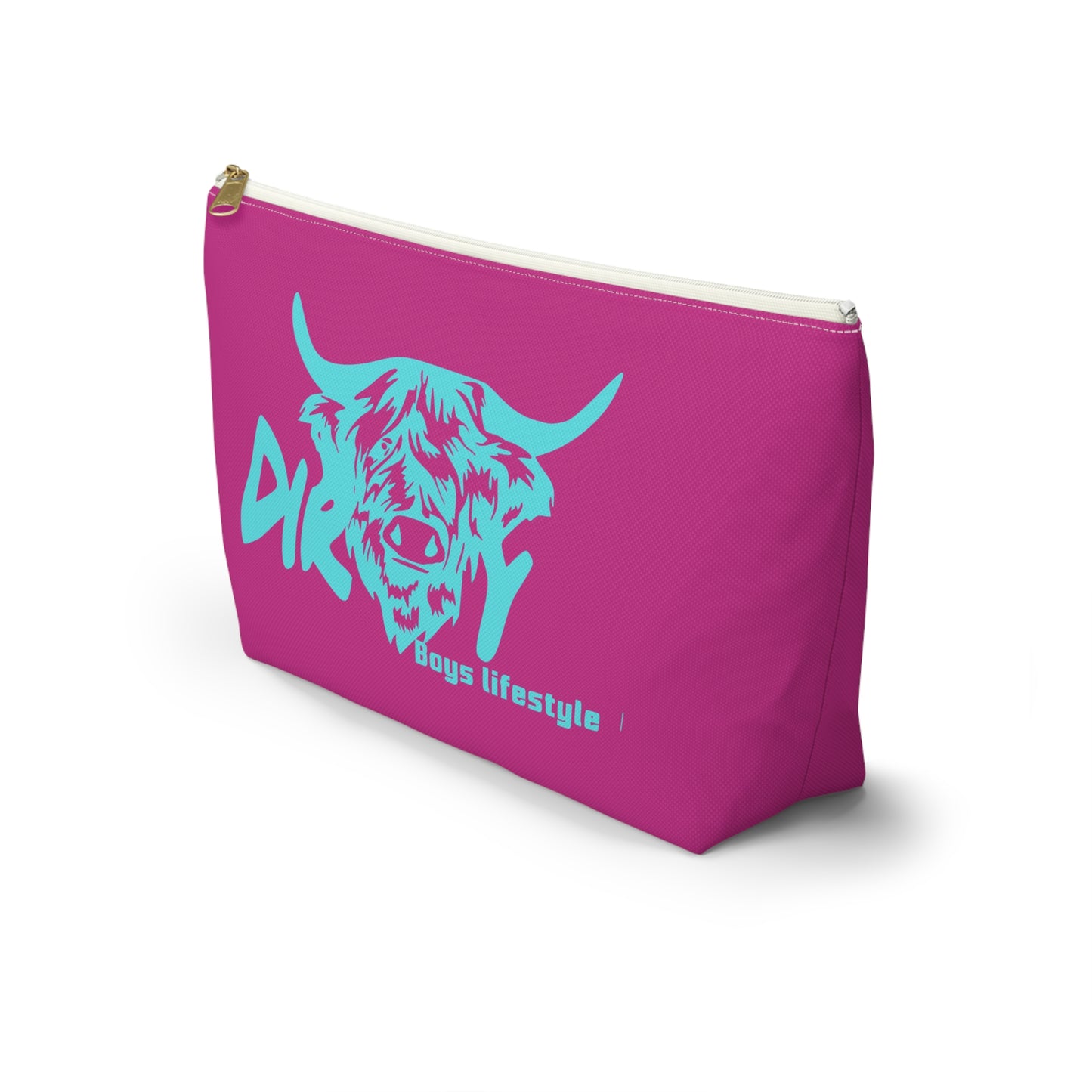Dirty Boys Lifestyle “Dirty Cow” Accessory Pouch | Fun Makeup & Travel Bag