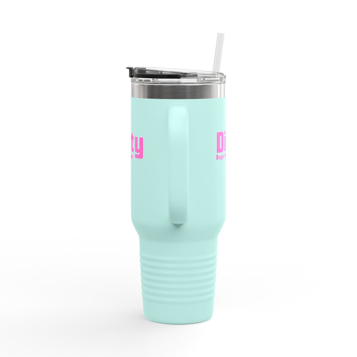 Dirty Boys Lifestyle 40oz Insulated Travel Mug | Stainless Steel Tumbler with Handle