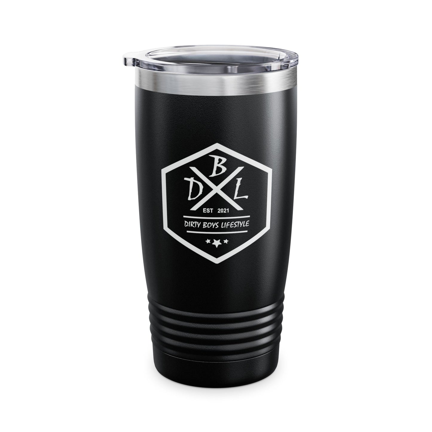Travel Mug DBL Stainless Steel 20oz Ringneck Tumbler