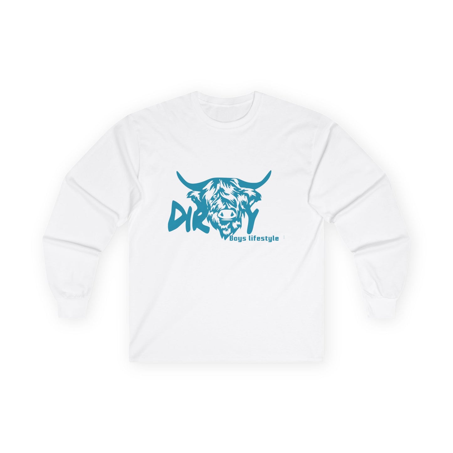 Dirty Boys Lifestyle “Dirty Cow” Long Sleeve Tee | Unisex Graphic Shirt