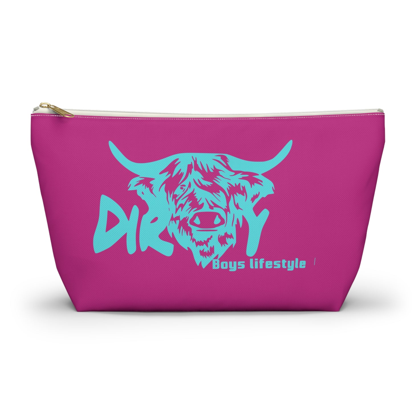 Dirty Boys Lifestyle “Dirty Cow” Accessory Pouch | Fun Makeup & Travel Bag