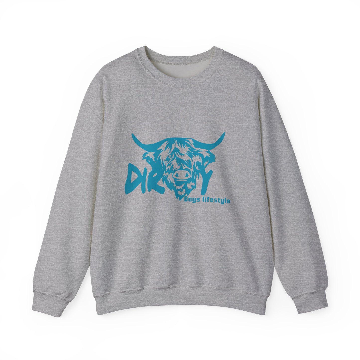 Dirty Boys Lifestyle “Dirty Cow” Crewneck | Unisex Graphic Sweatshirt