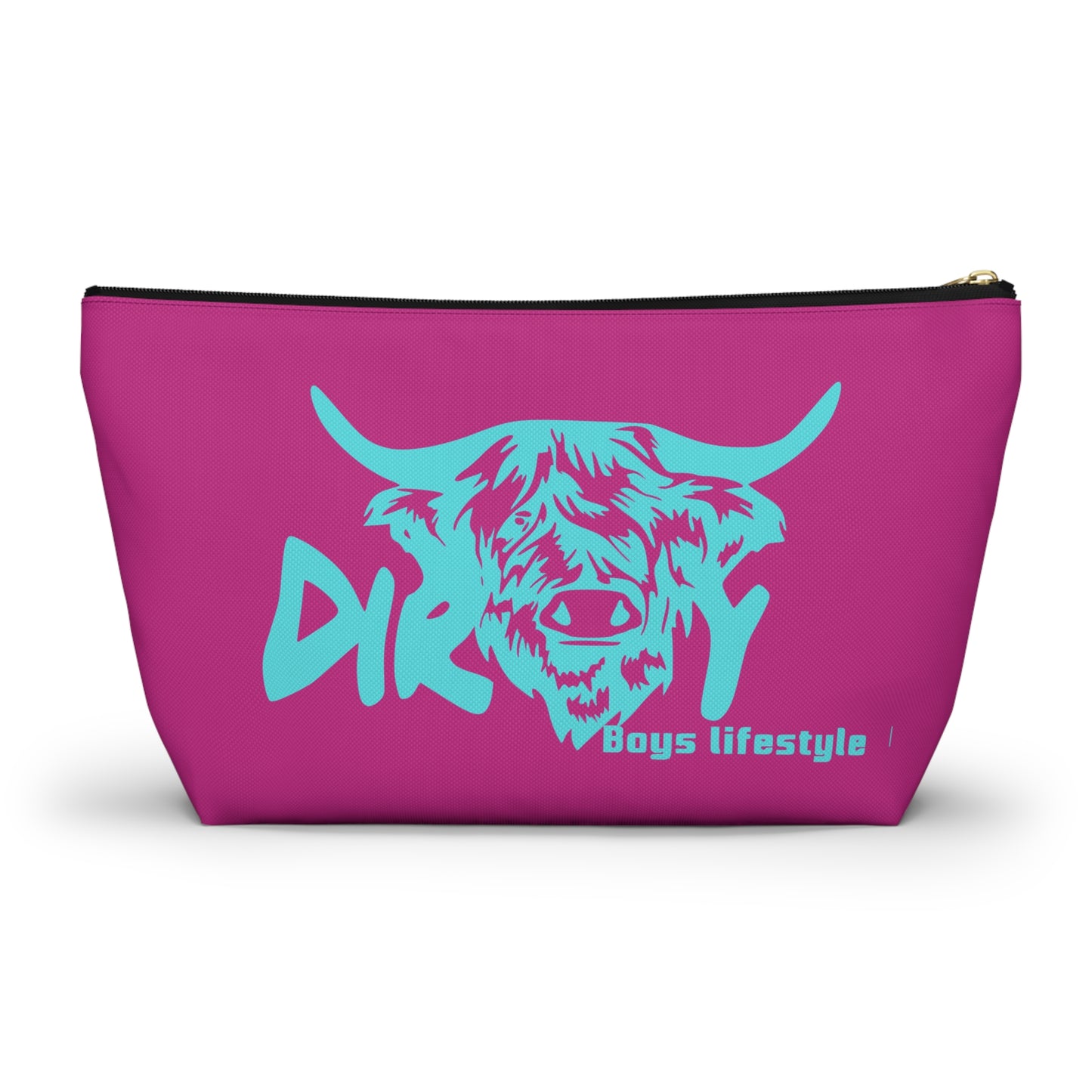 Dirty Boys Lifestyle “Dirty Cow” Accessory Pouch | Fun Makeup & Travel Bag
