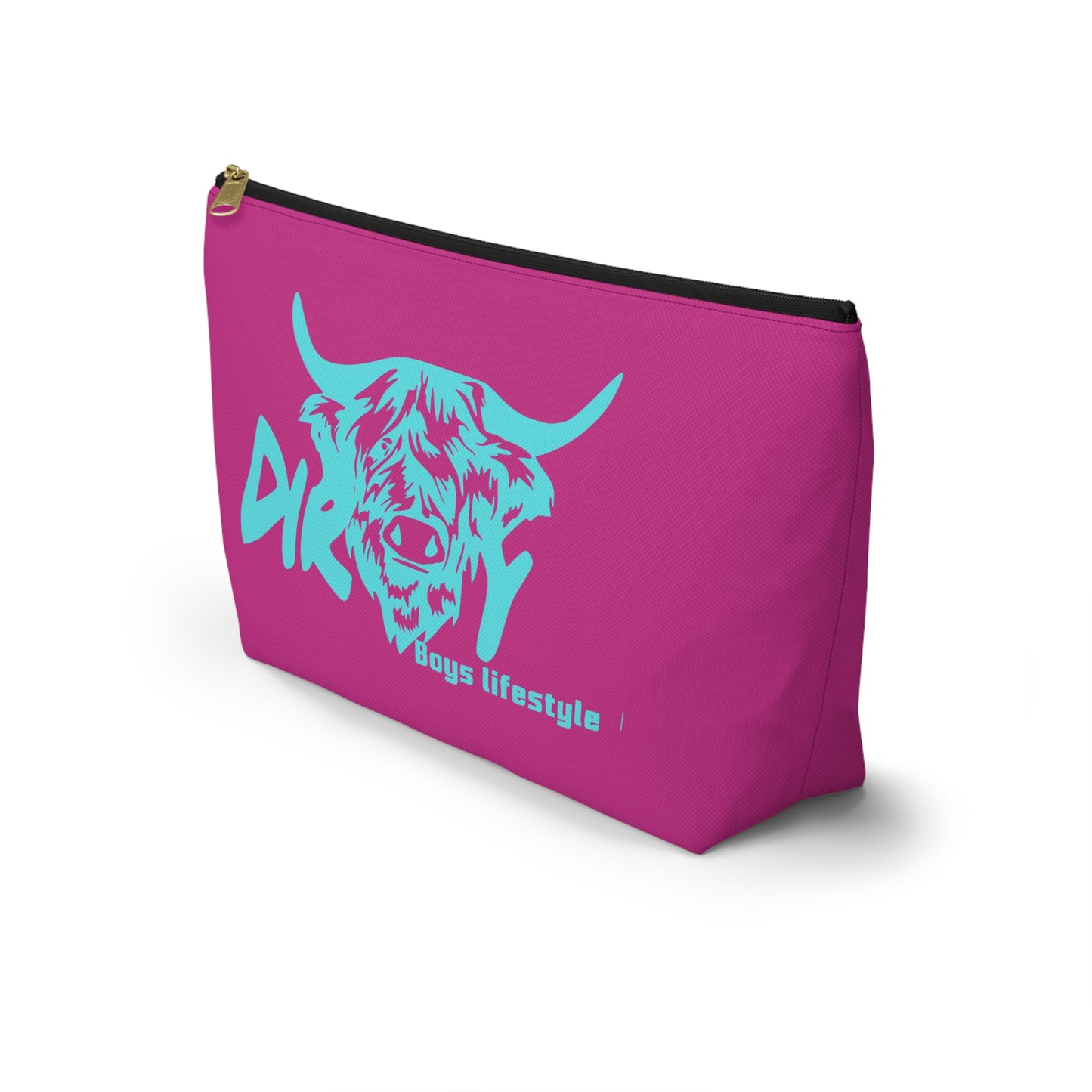 Dirty Boys Lifestyle “Dirty Cow” Accessory Pouch | Fun Makeup & Travel Bag