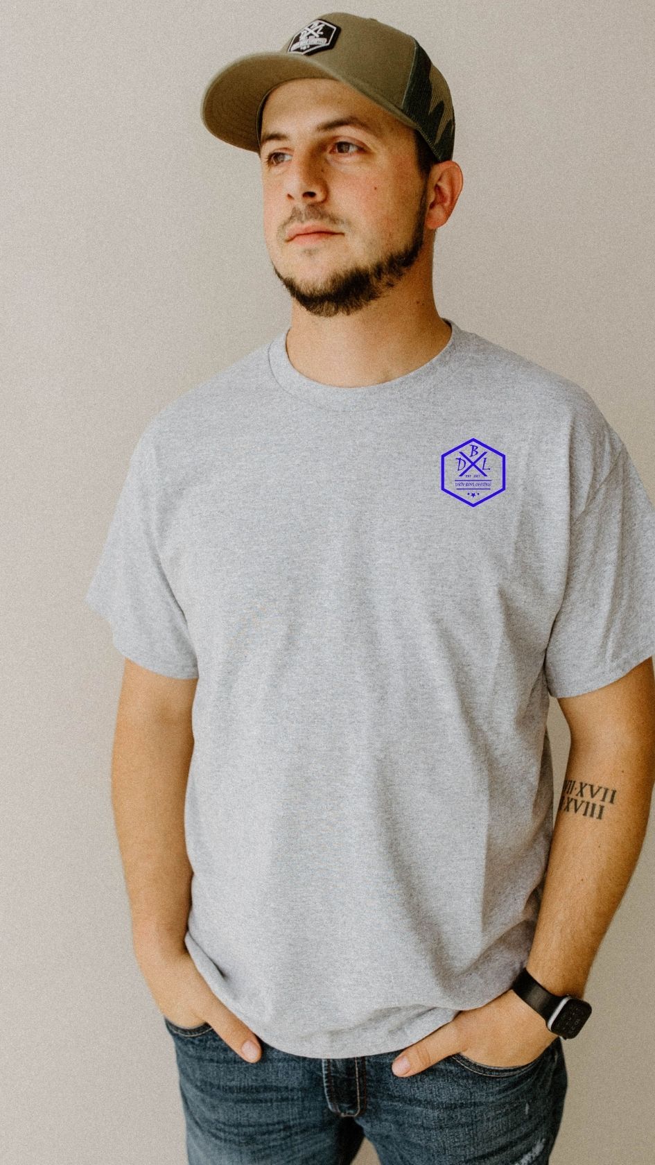 Dirty Boys Lifestyle “Blue Line Flag” Tee | Unisex Patriotic Police Support Shirt