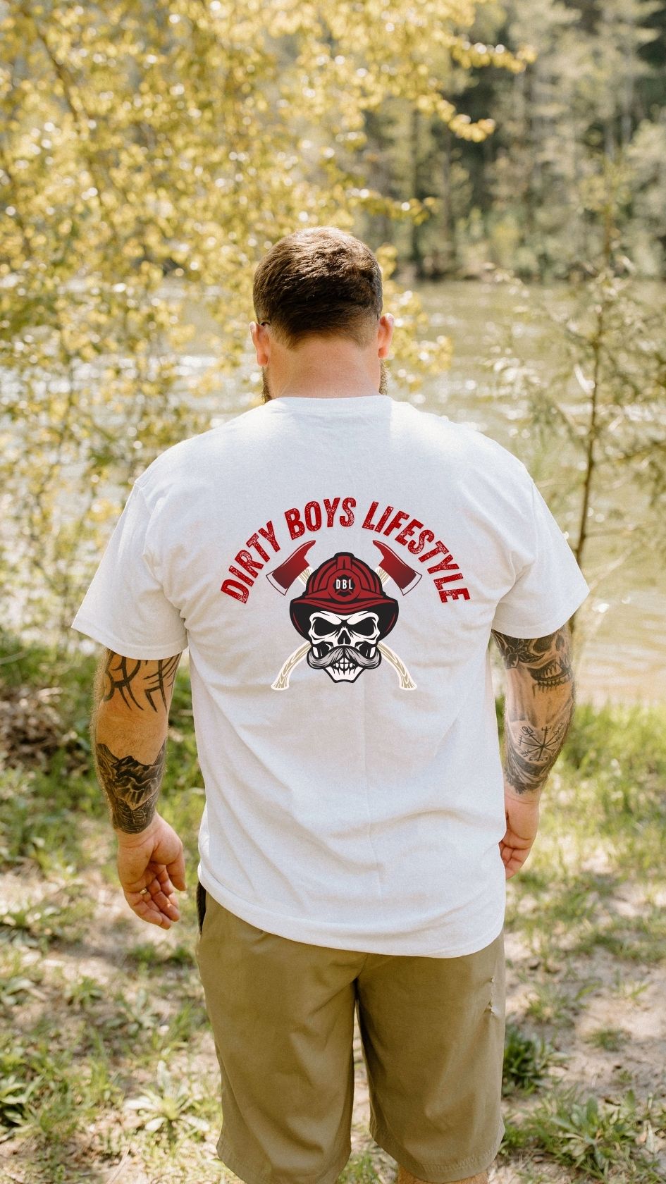 Dirty Boys Lifestyle “Firefighter” Tee | Unisex Graphic Shirt