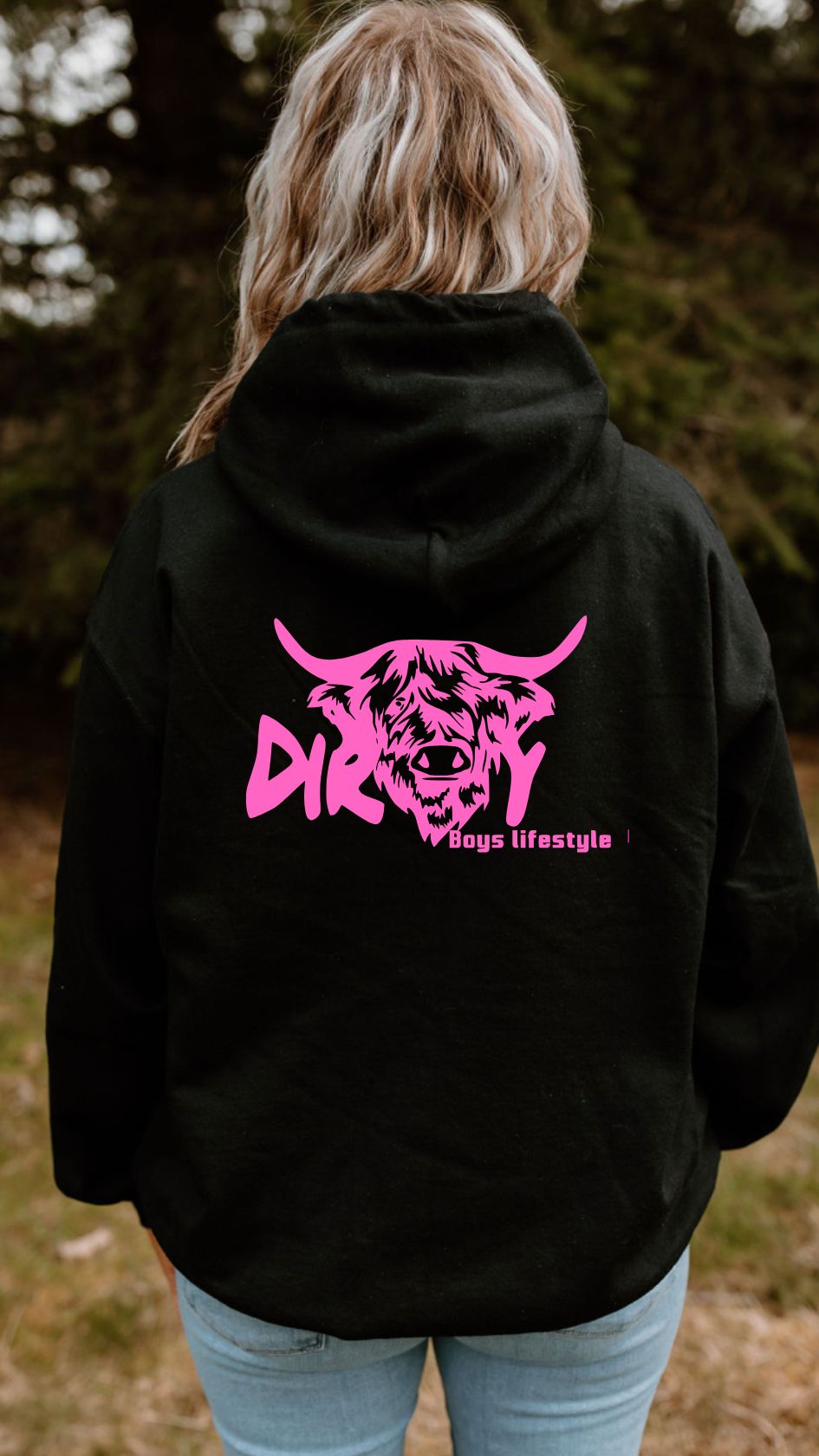 Dirty Boys Lifestyle “Dirty Cow” Hoodie | Unisex Graphic Sweatshirt