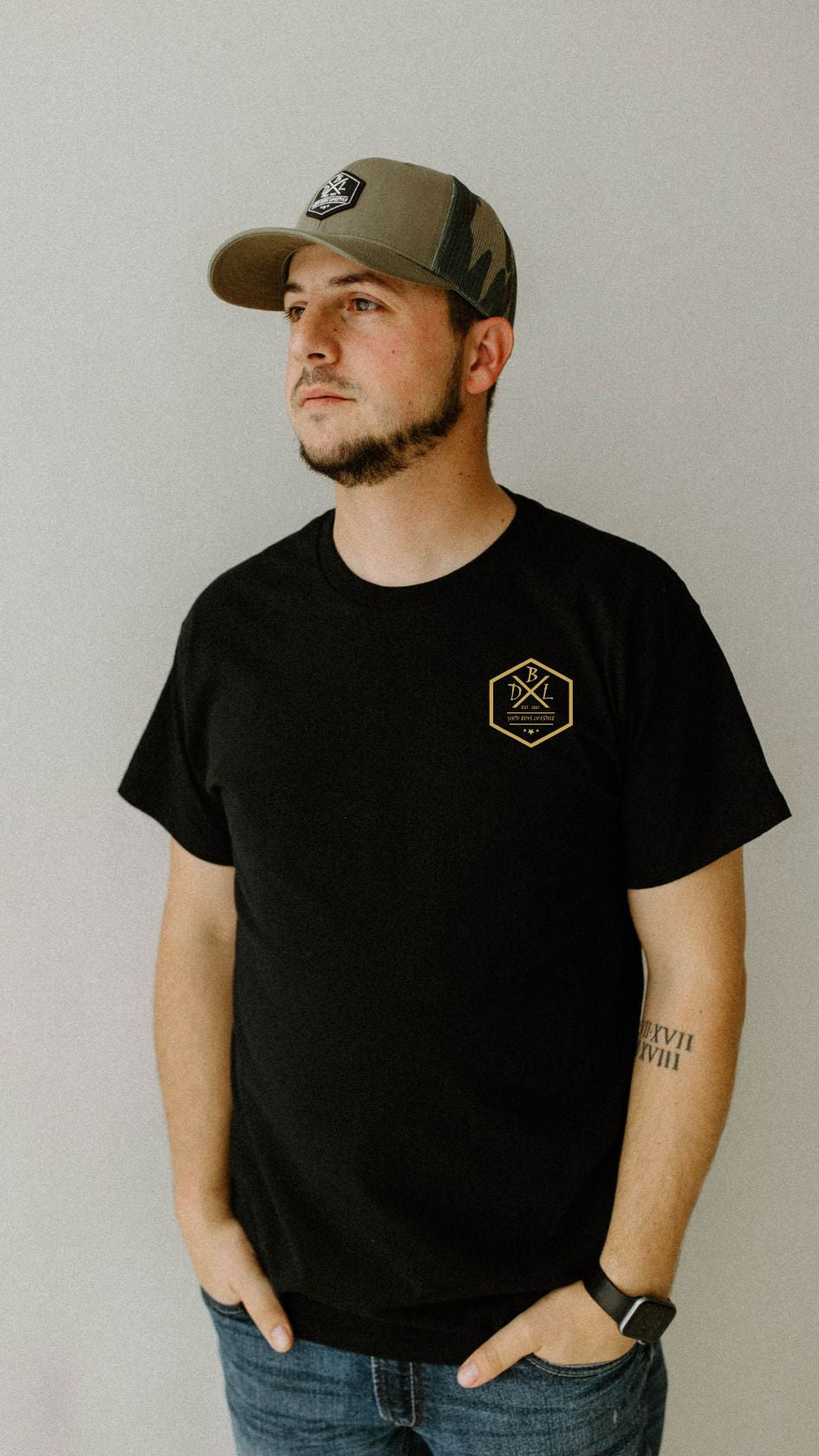 Dirty Boys Lifestyle “Pin It” Tee | Unisex Moto Graphic Shirt