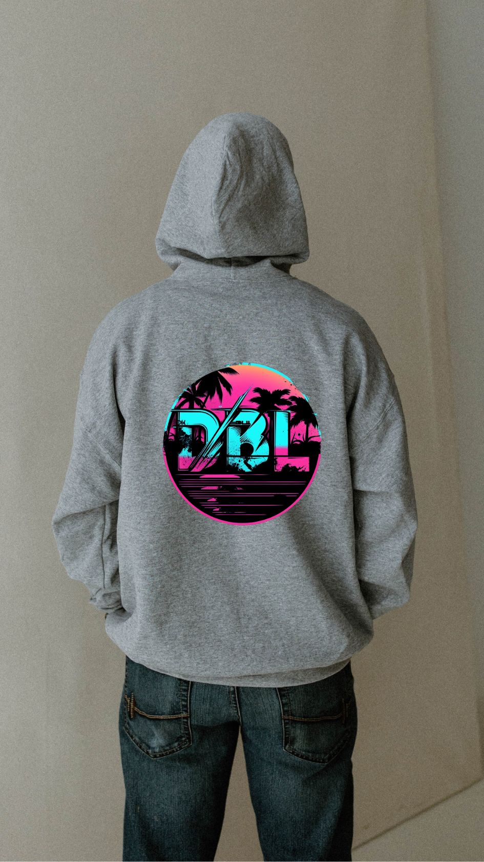 Dirty Boys Lifestyle “Miami Vice” Hoodie | Unisex Retro Graphic Sweatshirt