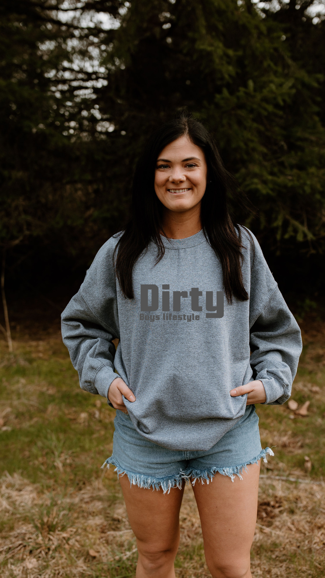 Dirty Boys Lifestyle Logo Crewneck | Unisex Graphic Sweatshirt