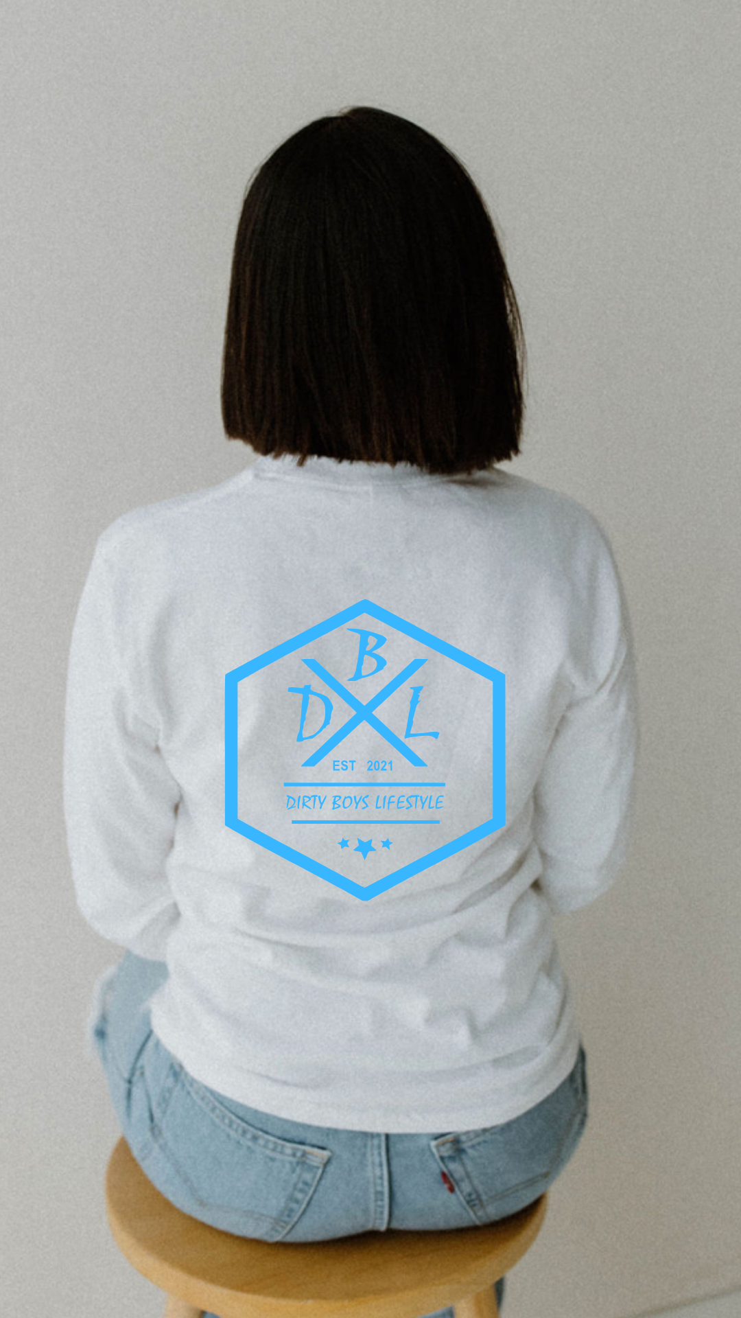 Dirty Boys Lifestyle Logo Long Sleeve Tee | Unisex Performance Shirt