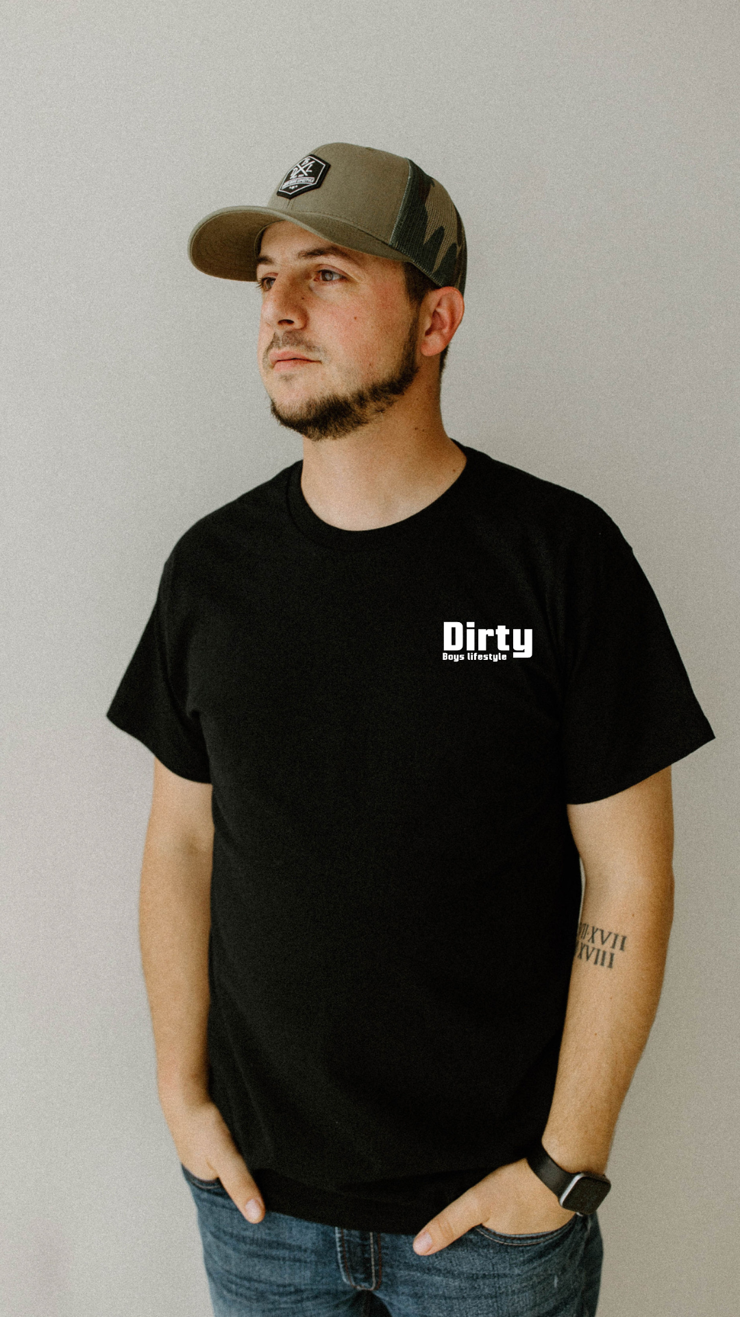 Dirty Boys Lifestyle Logo Tee | Unisex Heavy Cotton Shirt