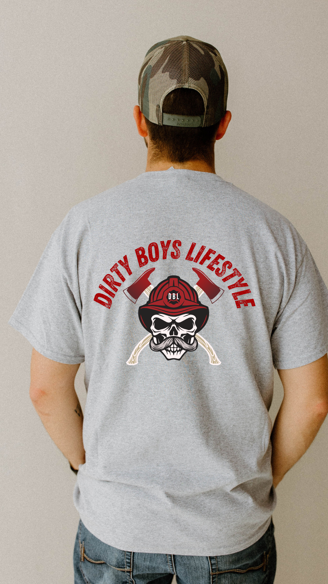 Dirty Boys Lifestyle “Firefighter” Tee | Unisex Graphic Shirt