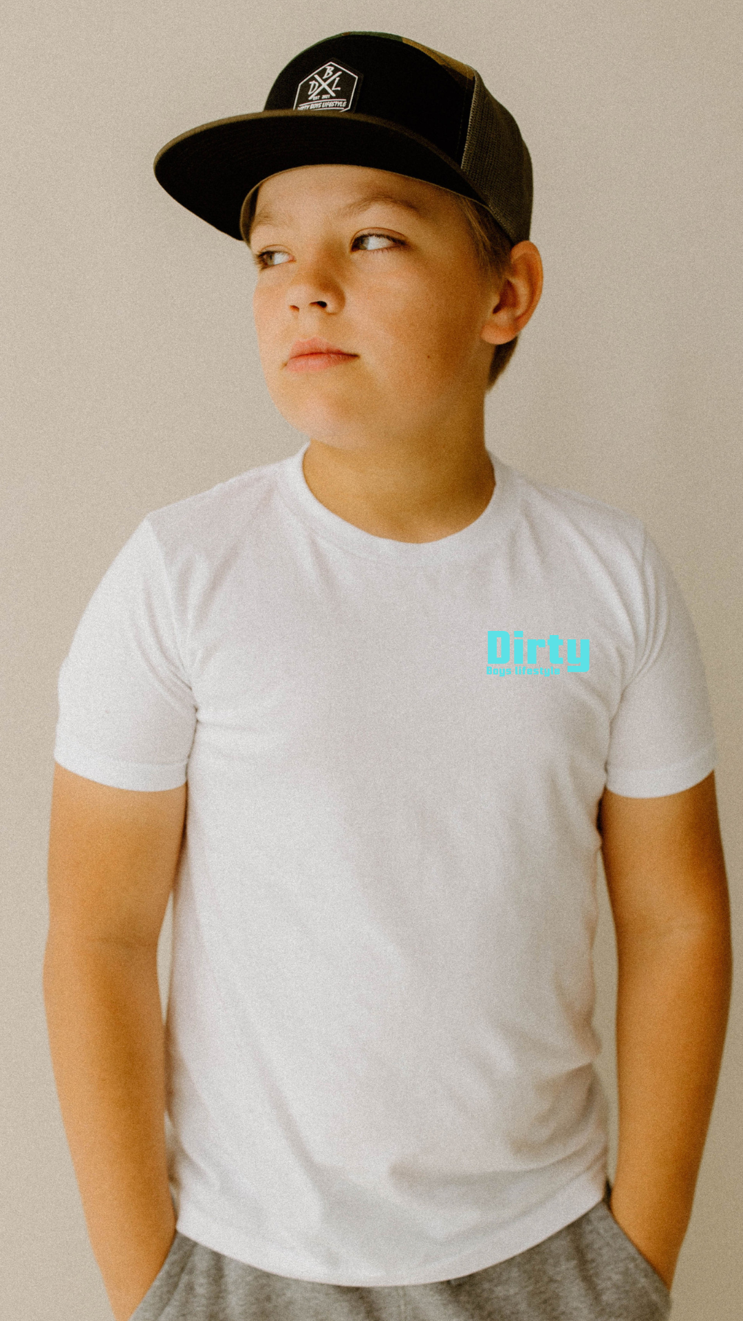 Dirty Boys Lifestyle Logo Youth Tee | Kids Graphic Shirt