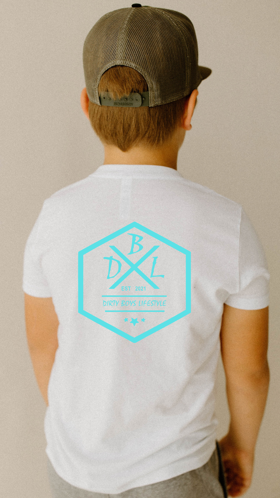 Dirty Boys Lifestyle Logo Youth Tee | Kids Graphic Shirt