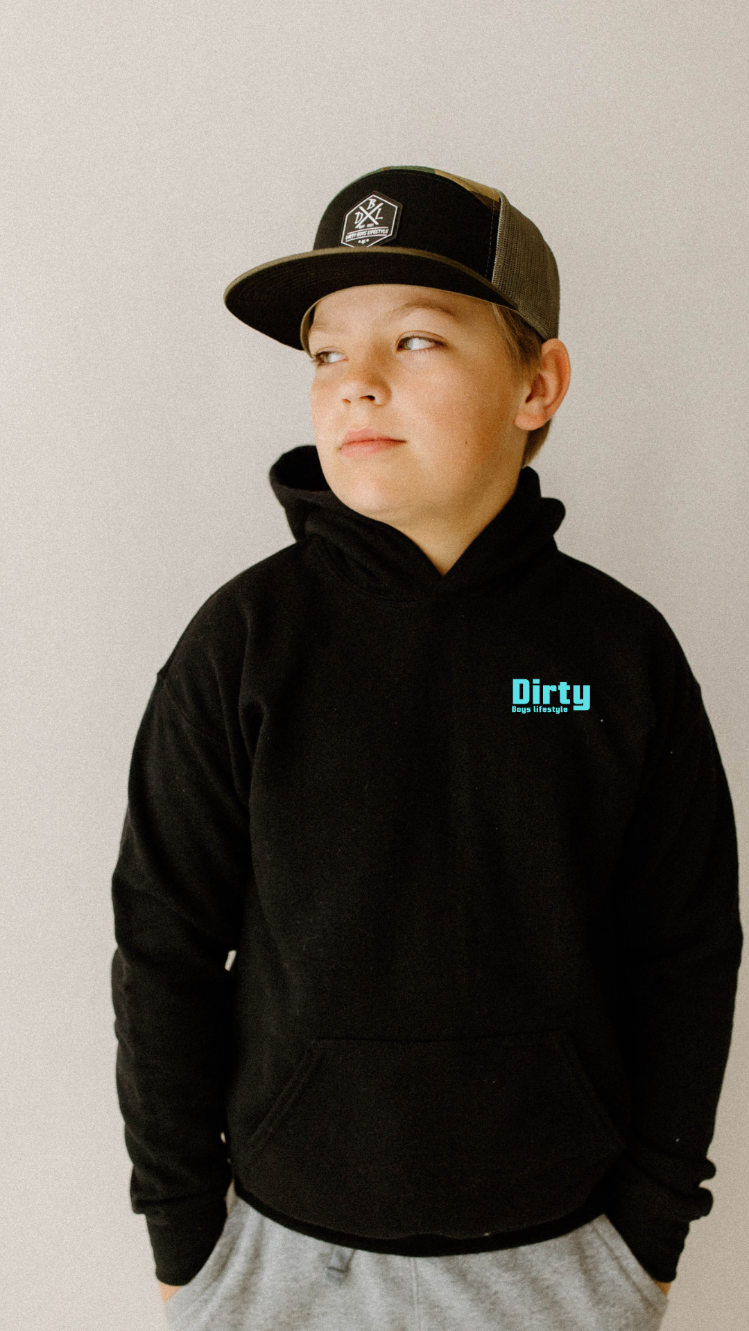 Dirty Boys Lifestyle Logo Youth Hoodie | Kids Graphic Sweatshirt