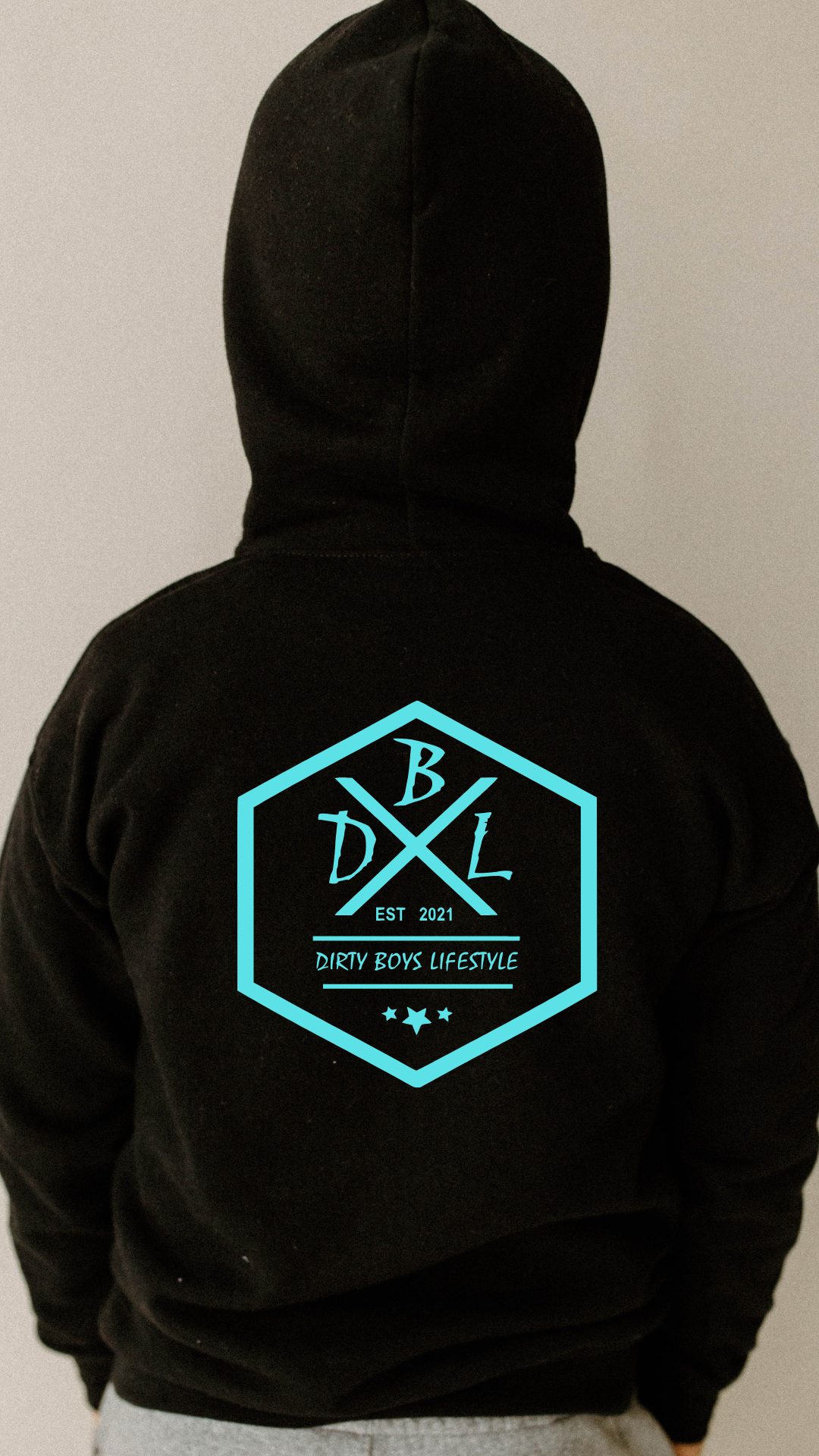 Dirty Boys Lifestyle Logo Youth Hoodie | Kids Graphic Sweatshirt