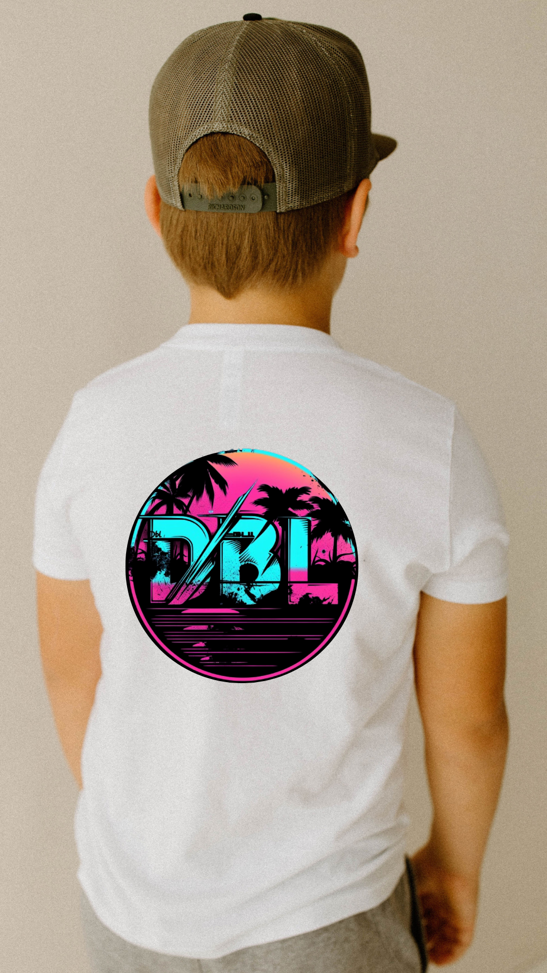 Dirty Boys Lifestyle “Miami Vice” Youth Tee | Kids Retro Graphic Shirt