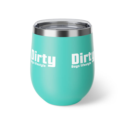 Dirty Boys Lifestyle Wine Travel Mug | 12oz Copper Vacuum Insulated Cup