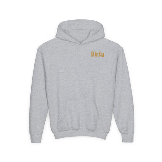 Dirty Boys Lifestyle “Pin It” Youth Hoodie | Kids Moto Graphic Sweatshirt