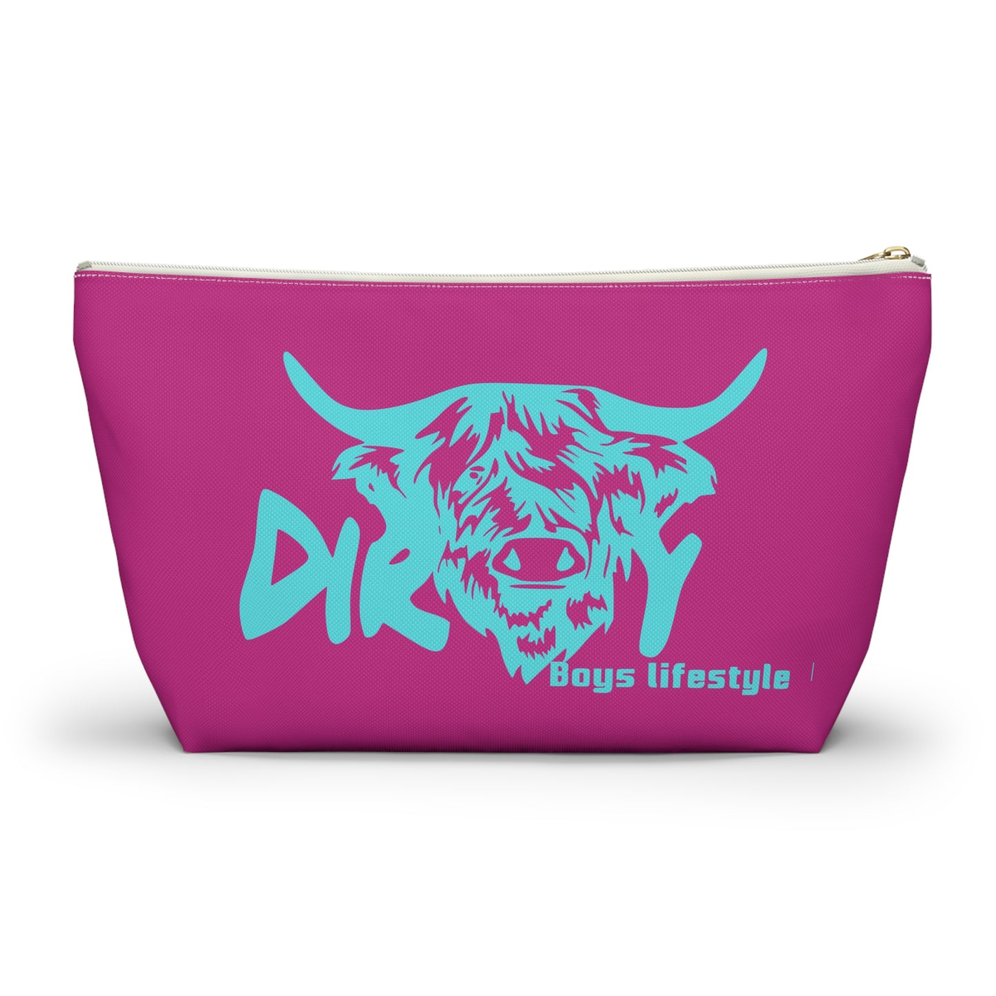 Dirty Boys Lifestyle “Dirty Cow” Accessory Pouch | Fun Makeup & Travel Bag