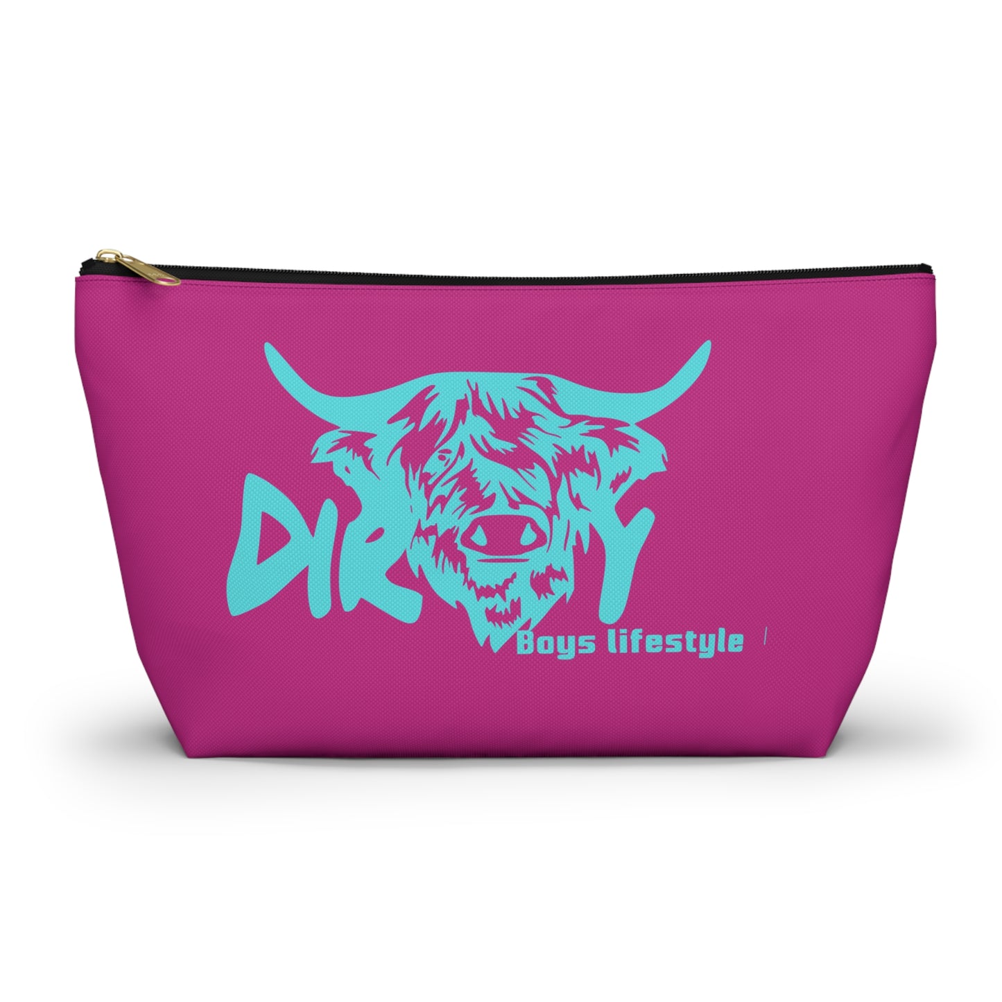 Dirty Boys Lifestyle “Dirty Cow” Accessory Pouch | Fun Makeup & Travel Bag