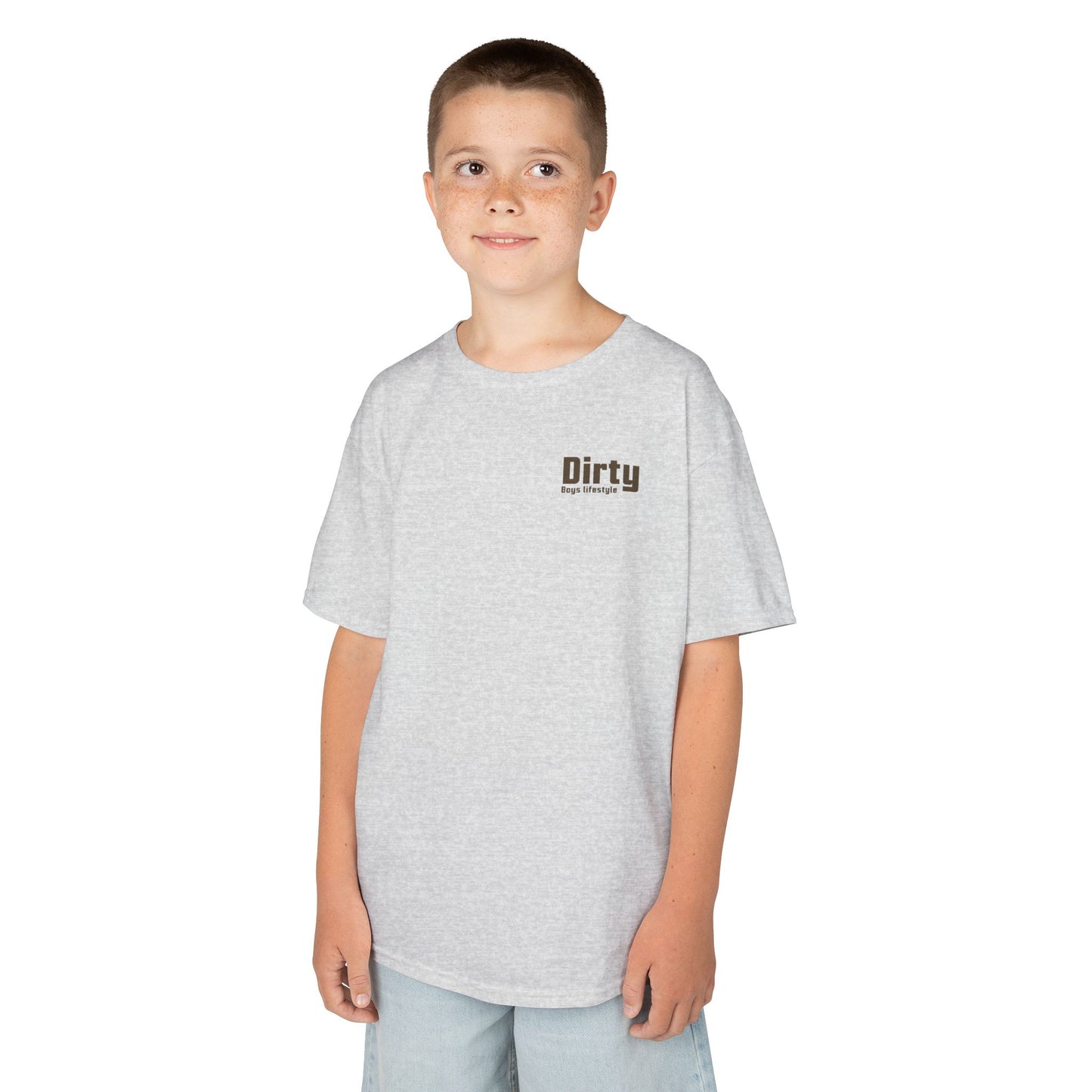 Dirty Boys Lifestyle “Mixing Gas & Hauling Ass” Youth Tee | Kids Moto Graphic Shirt