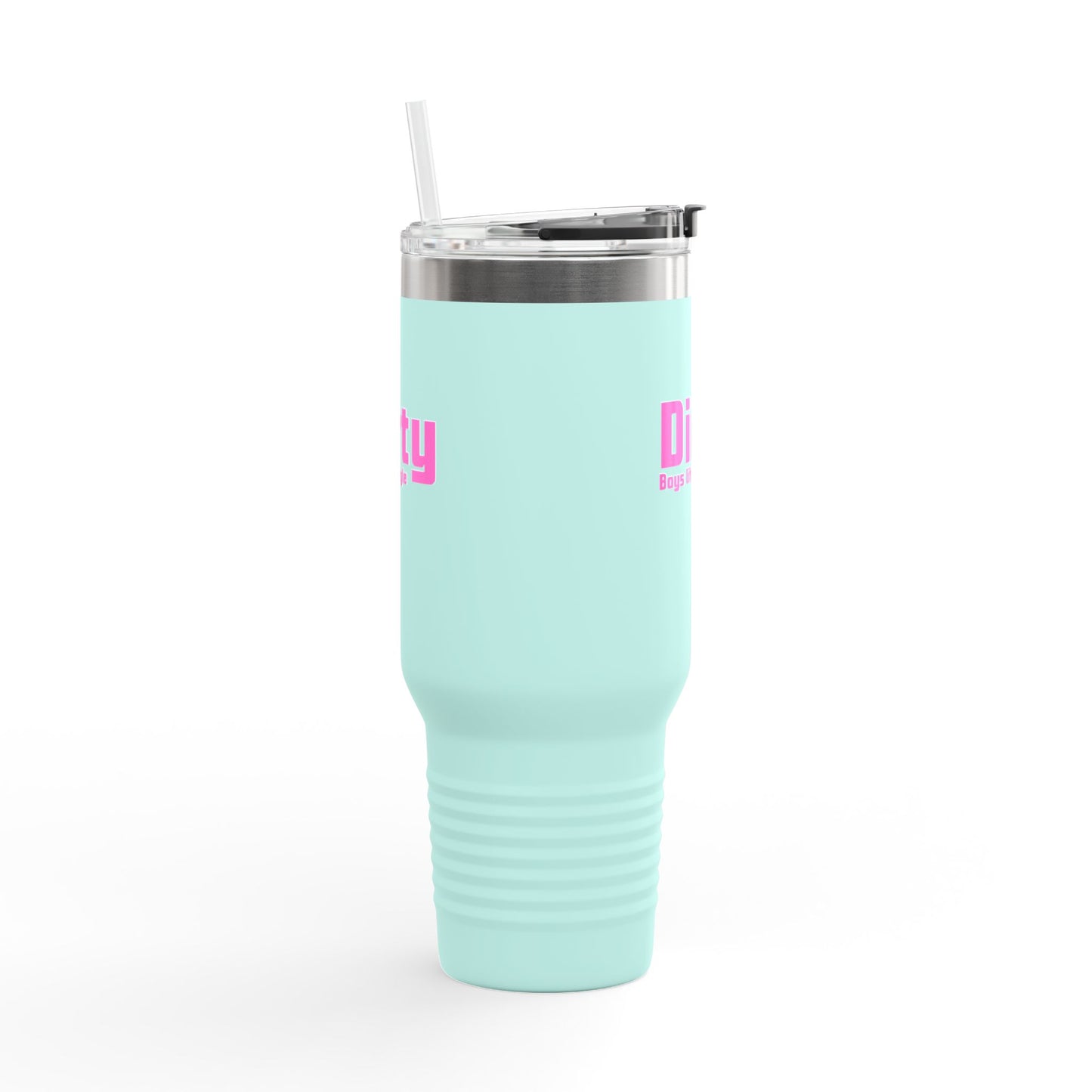 Dirty Boys Lifestyle 40oz Insulated Travel Mug | Stainless Steel Tumbler with Handle