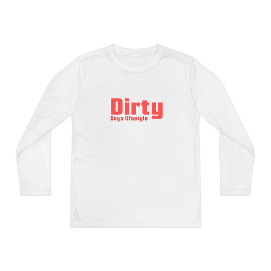 Dirty Boys Lifestyle Logo Youth Long Sleeve Tee | Kids Performance Shirt