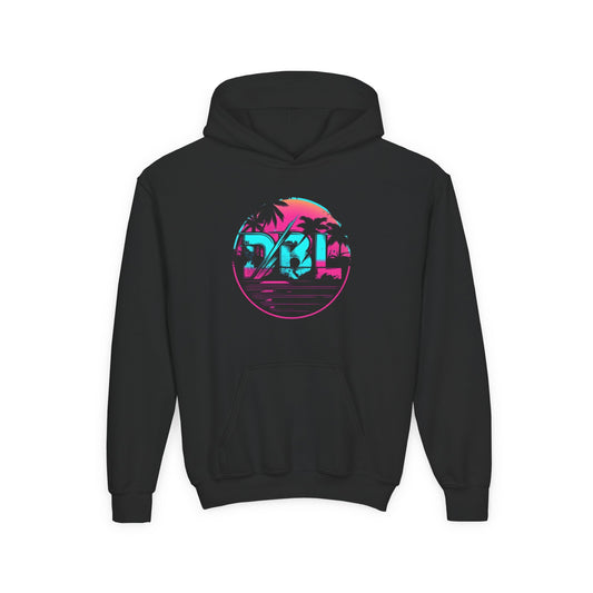 Dirty Boys Lifestyle “Miami Vice” Youth Hoodie | Kids Retro Graphic Sweatshirt