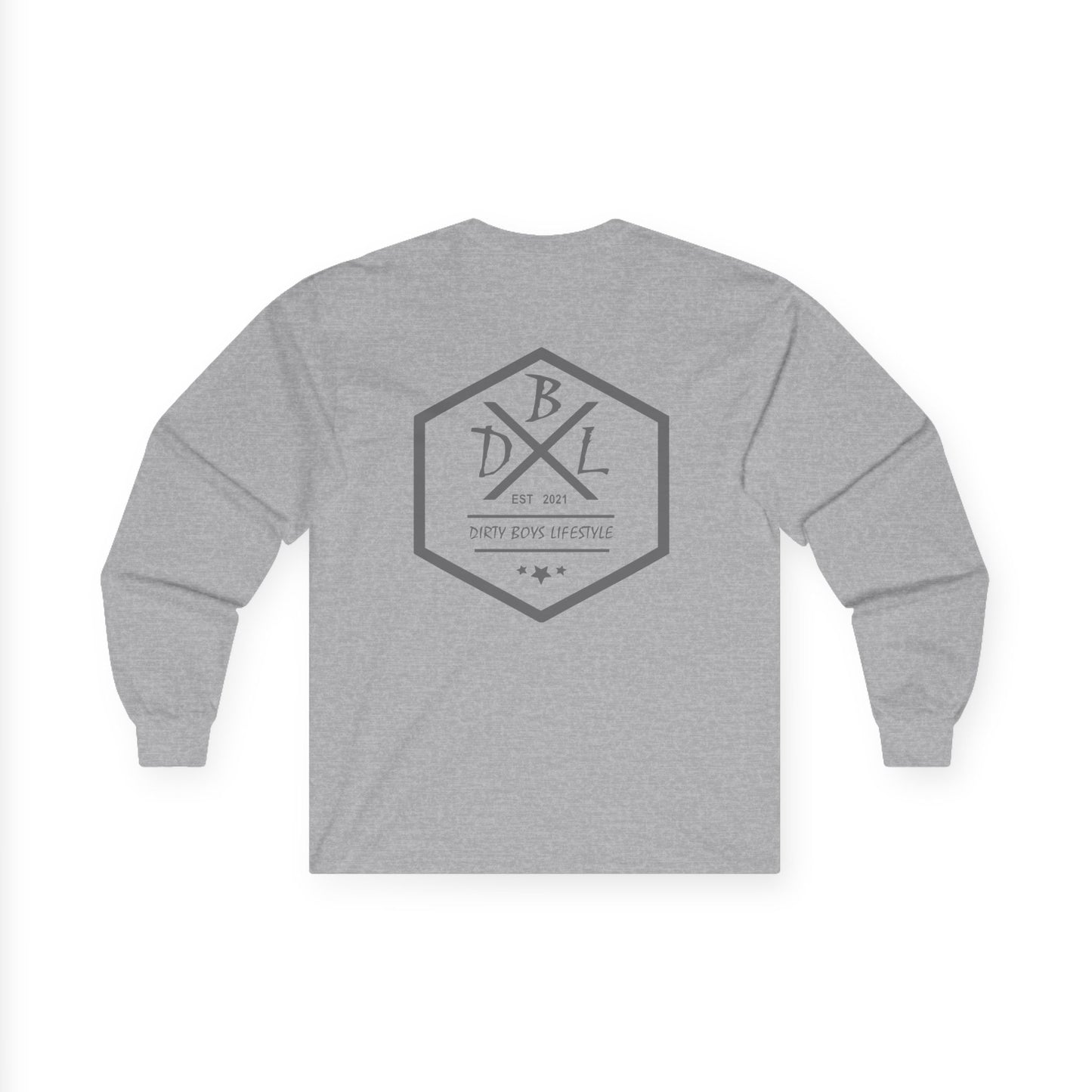 Dirty Boys Lifestyle Logo Long Sleeve Tee | Unisex Performance Shirt