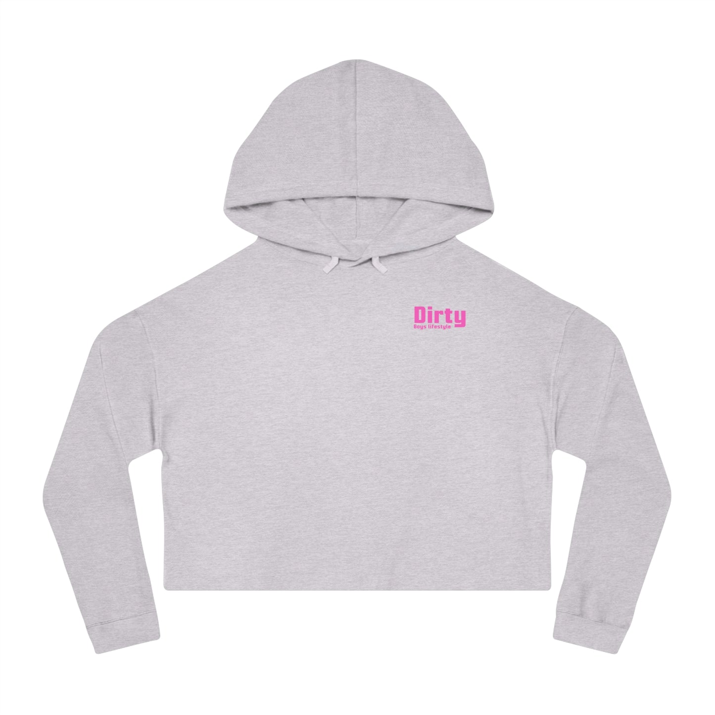 Dirty Boys Lifestyle “Miami Vice” Women’s Cropped Hoodie | Retro Graphic Sweatshirt
