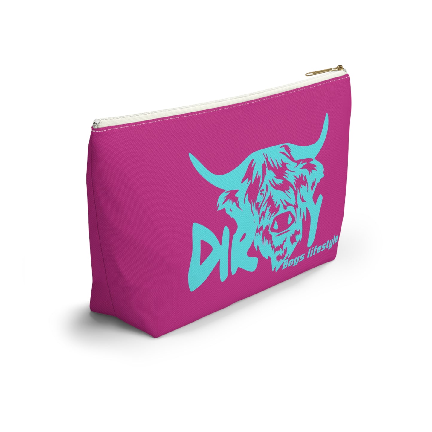 Dirty Boys Lifestyle “Dirty Cow” Accessory Pouch | Fun Makeup & Travel Bag