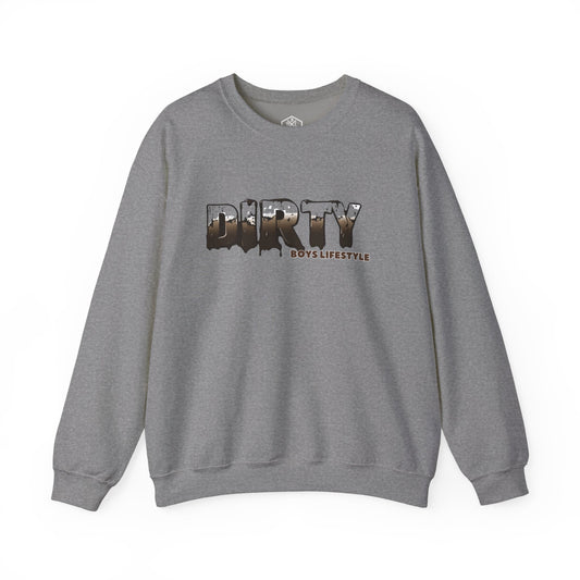 Dirty Boys Lifestyle “DIRTY” Crewneck Sweatshirt | Unisex Graphic Pullover