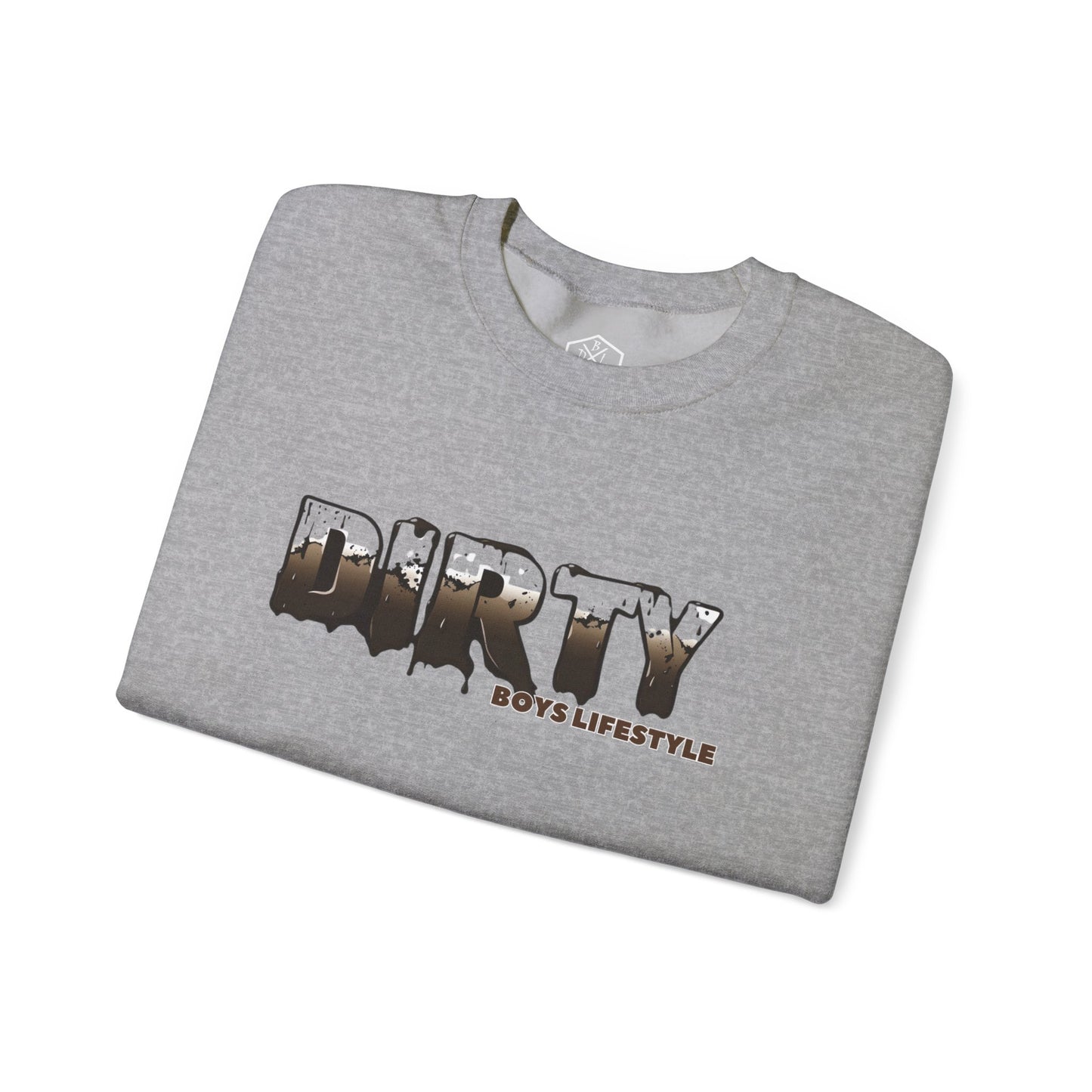 Dirty Boys Lifestyle “DIRTY” Crewneck Sweatshirt | Unisex Graphic Pullover