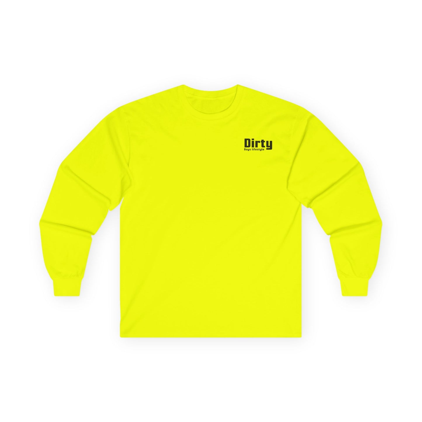 Dirty Boys Lifestyle High Viz Long Sleeve Tee | Unisex Workwear Shirt