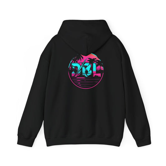 Dirty Boys Lifestyle “Miami Vice” Hoodie | Unisex Retro Graphic Sweatshirt