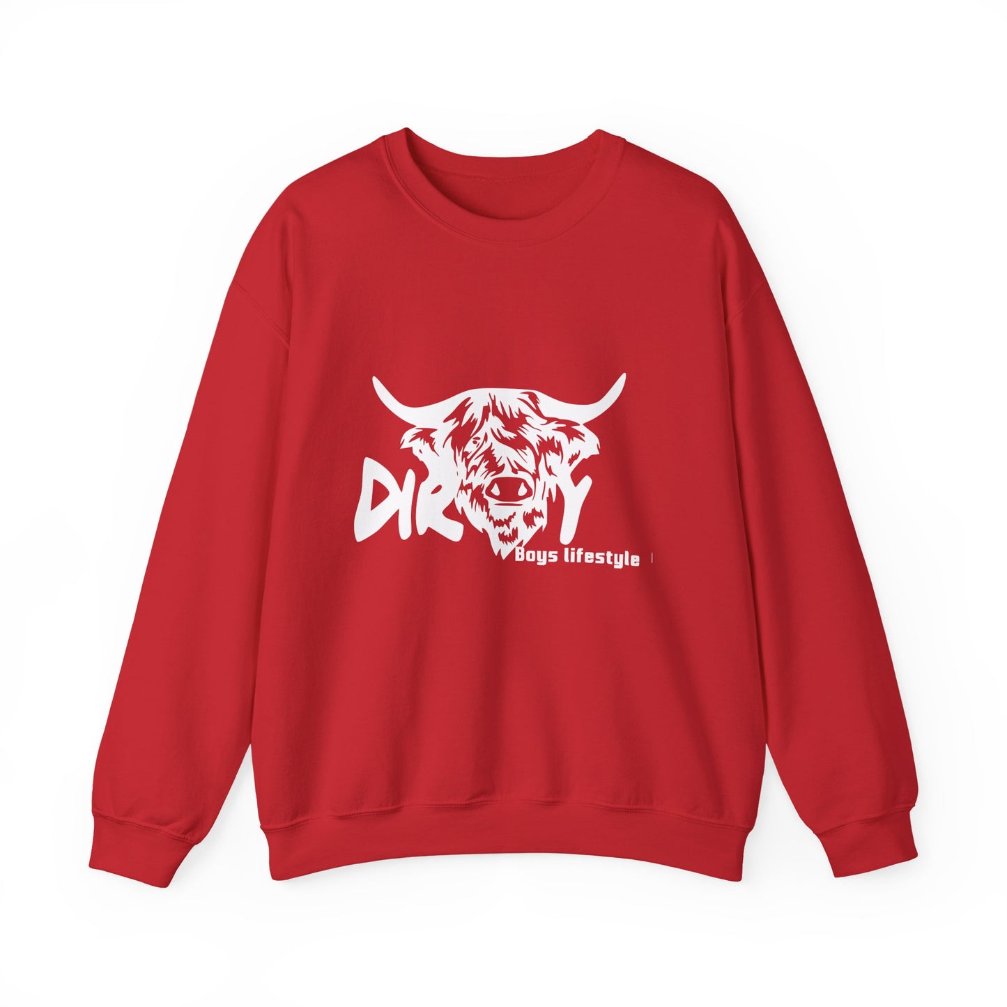 Dirty Boys Lifestyle “Dirty Cow” Crewneck | Unisex Graphic Sweatshirt