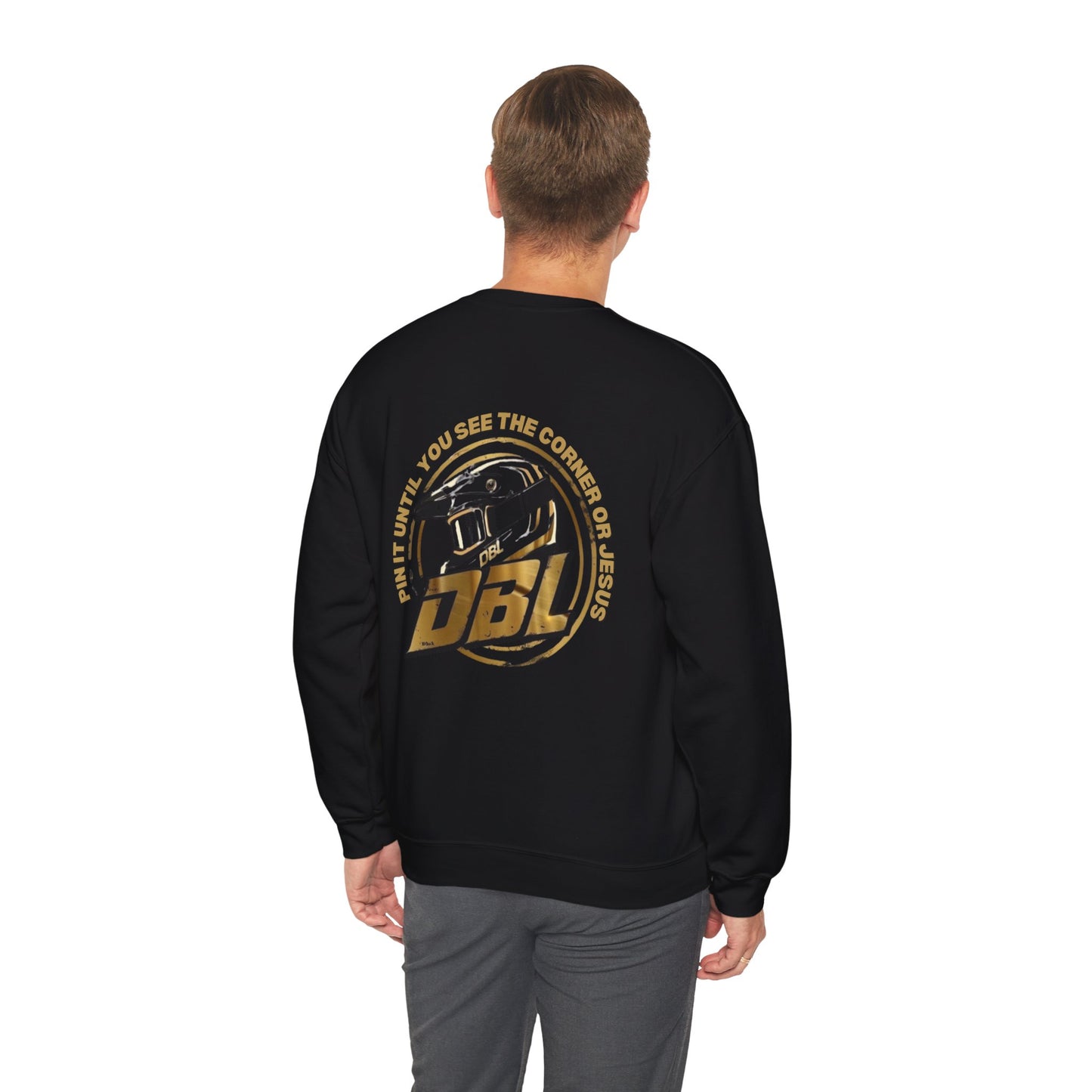 Dirty Boys Lifestyle “Pin It” Crewneck Sweatshirt | Moto Graphic Pullover